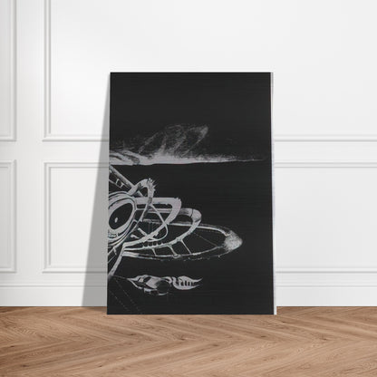 UNTITLED FROM THE NEW YORK COLLECTION FOR STOCKHOLM 1973 - Lee Bontecou Brushed Aluminum Print - 70x100 cm / 28x40 inches | Lee Bontecou Aluminum Print | Lee Bontecou Prints