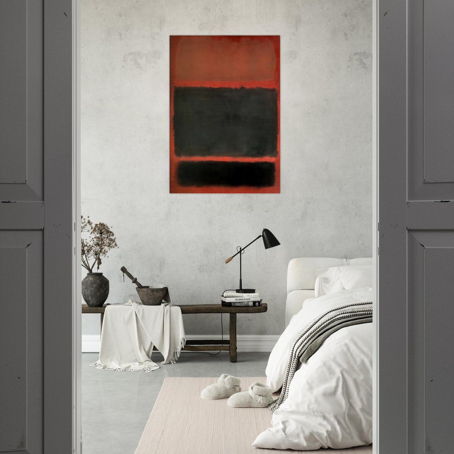 No.20 - 1957 - Mark Rothko Brushed Aluminum Print - 70x100 cm / 28x40 inches | Mark Rothko Aluminum Print | Mark Rothko Prints