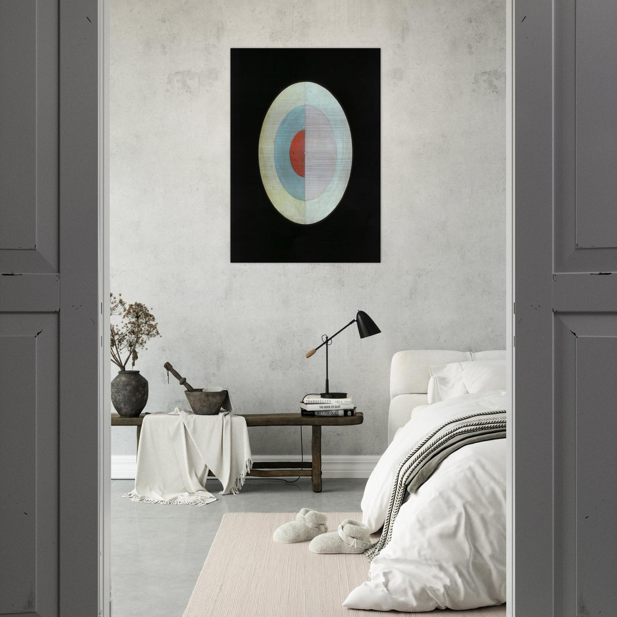 THE SWAN NO 16 1915 - Hilma af Klint Brushed Aluminum Print - 70x100 cm / 28x40 inches | Hilma af Klint Aluminum Print | Hilma af Klint Prints