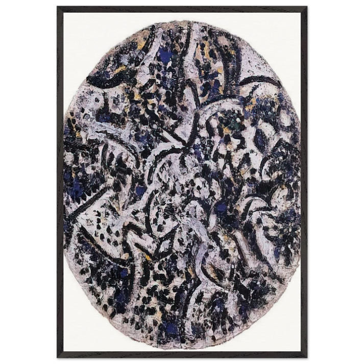 Syllable in the Cosmos - Richard Pousette-Dart 70x100 cm / 28x40 inches Framed Art Print – Black Wooden Frame