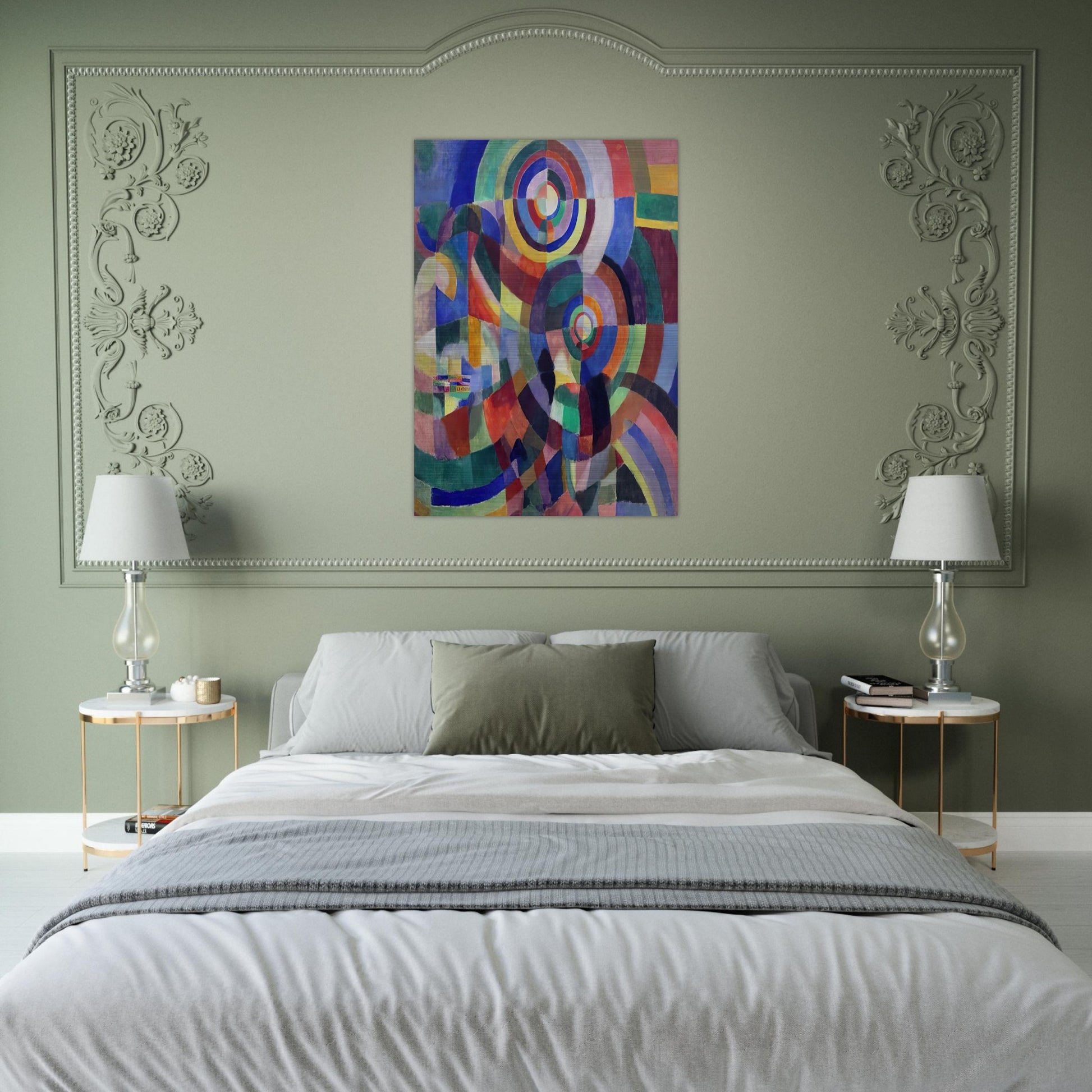 ELECTRIC PRISMS 1 - Sonia Delaunay Brushed Aluminum Print - 70x100 cm / 28x40 inches | Sonia Delaunay Aluminum Print | Sonia Delaunay Prints