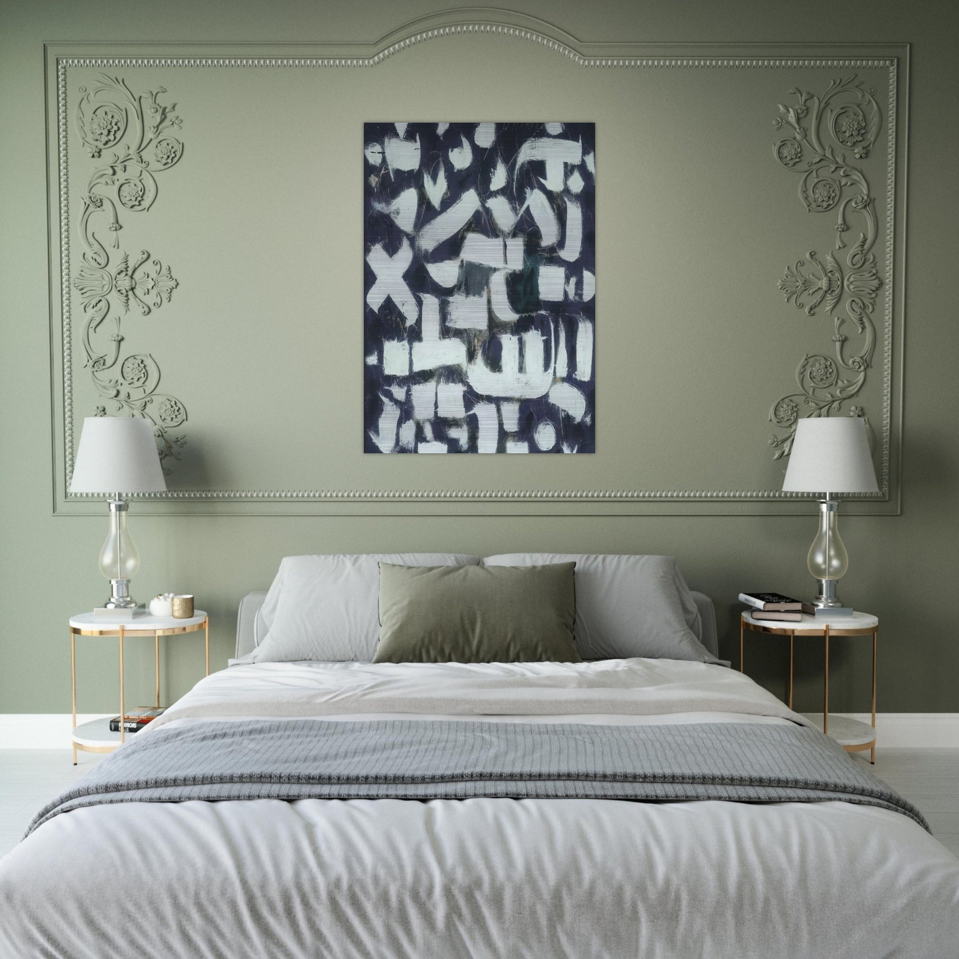 Number 14 - 1949 - Bradley Walker Tomlin Brushed Aluminum Print - 70x100 cm / 28x40 inches | Bradley Walker Tomlin Aluminum Print | Bradley Walker Tomlin Prints