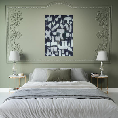 Number 14 - 1949 - Bradley Walker Tomlin Brushed Aluminum Print - 70x100 cm / 28x40 inches | Bradley Walker Tomlin Aluminum Print | Bradley Walker Tomlin Prints