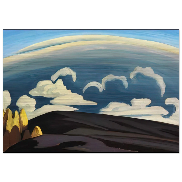 Aftermath of Storm - Lake Superior Sketch XXXIV - 1926 - Lawren Harris Brushed Aluminum Print - 70x100 cm / 28x40 inches | Lawren Harris Aluminum Print | Lawren Harris Prints