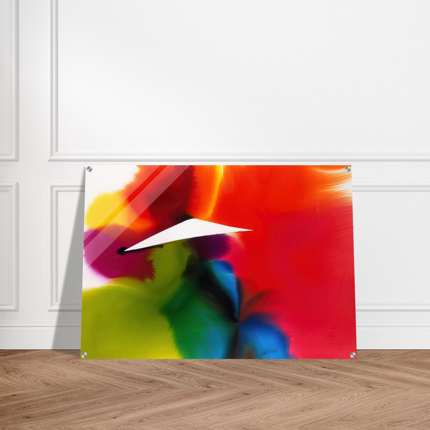 Phenomena French West Indies - Color Field Painting, Lyrical Abstraction - Paul Jenkins Acrylic Print - 70x100 cm / 28x40″ inches