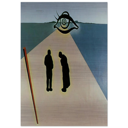 THE EYE OF THE ANGELUS - Salvador Dali Brushed Aluminum Print - 70x100 cm / 28x40 inches | Salvador Dali Aluminum Print | Salvador Dali Prints
