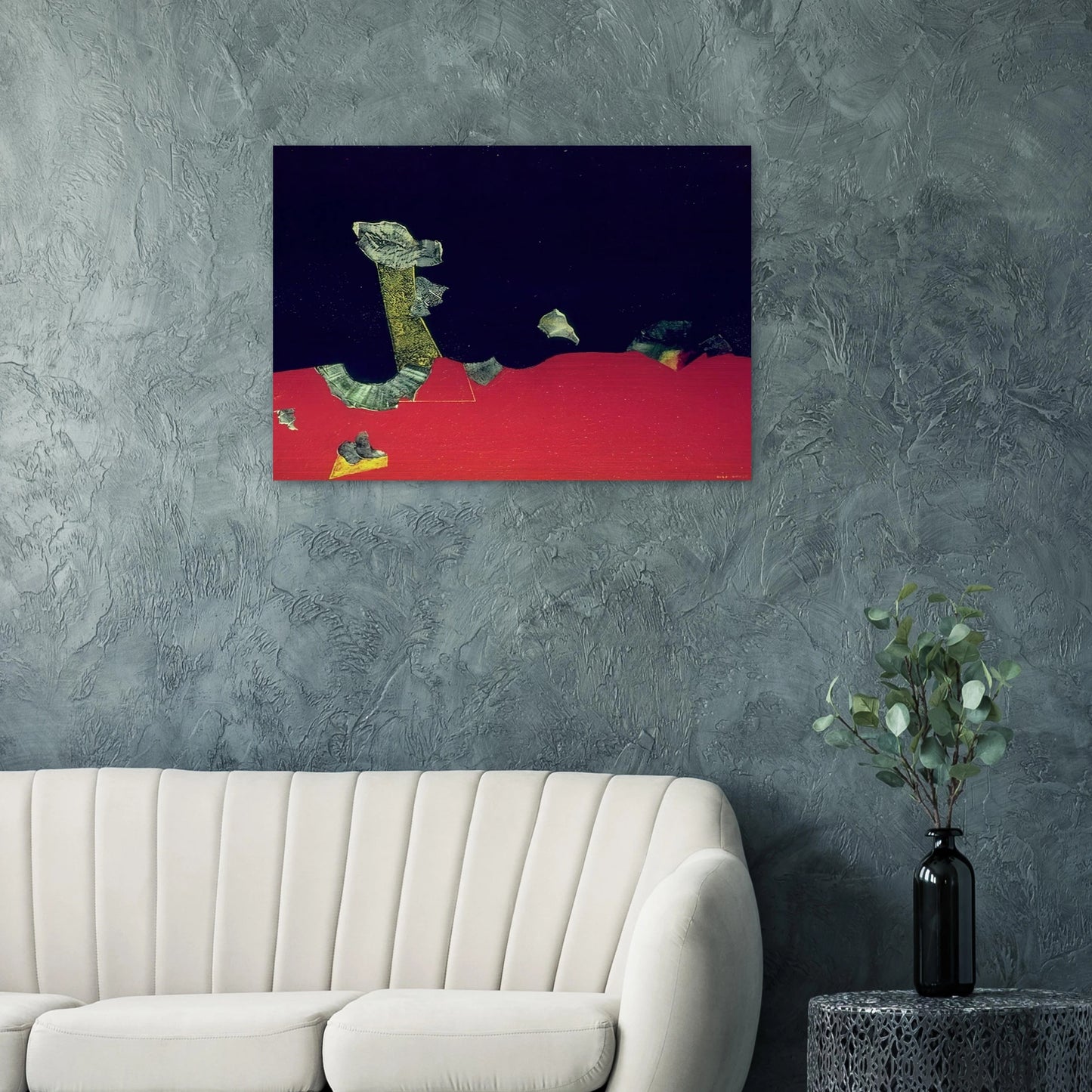 Landscape with shells - Max Ernst Brushed Aluminum Print - 70x100 cm / 28x40 inches | Max Ernst Aluminum Print | Max Ernst Prints