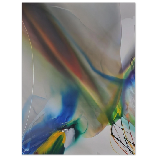 Paul Jenkins - Phenomena Merlins Mantle  75x100 cm / 30x40inches Fine Art Poster
