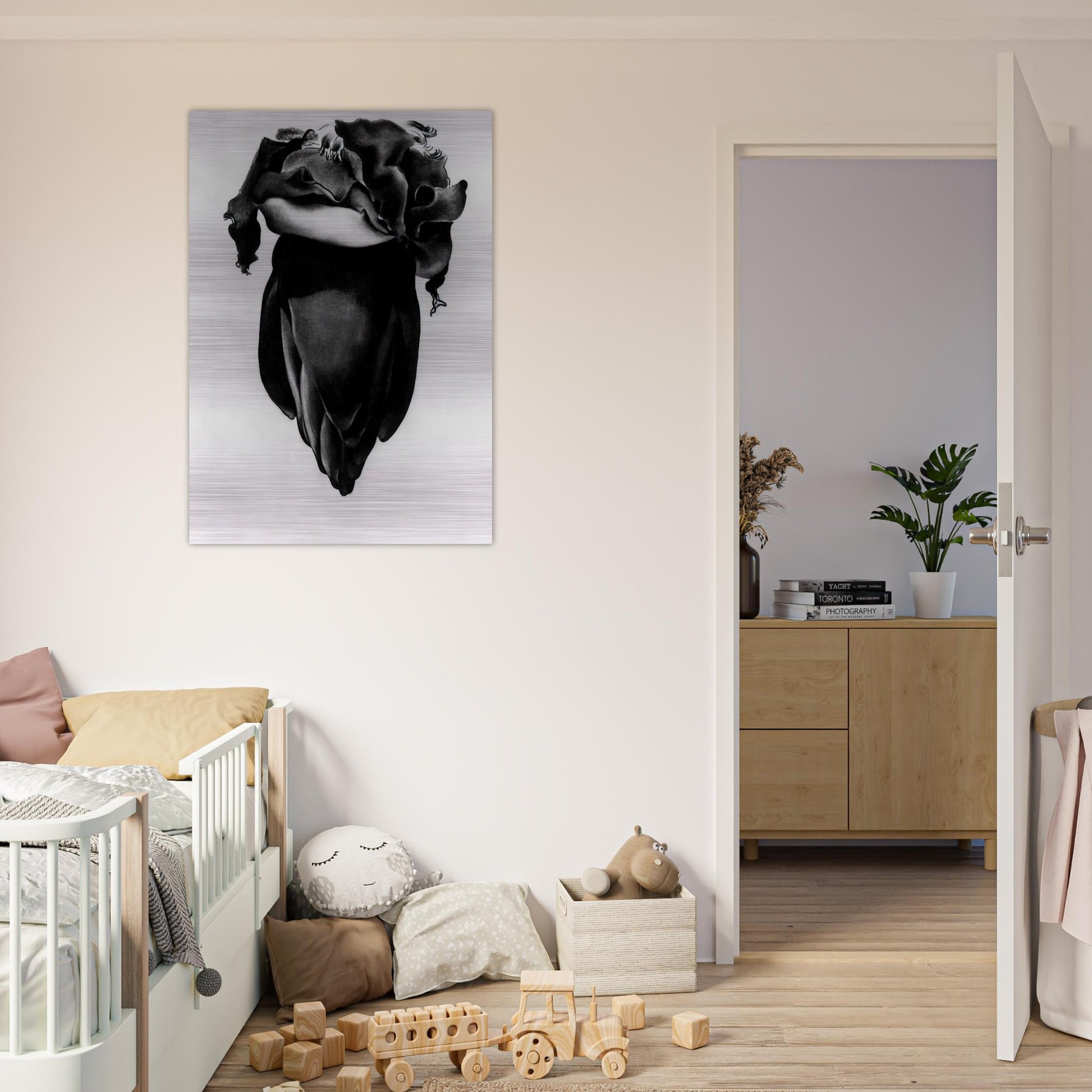 Banana Flower - Georgia O'Keeffe Brushed Aluminum Print - 70x100 cm / 28x40 inches | Georgia O'Keeffe Aluminum Print | Georgia O'Keeffe Prints