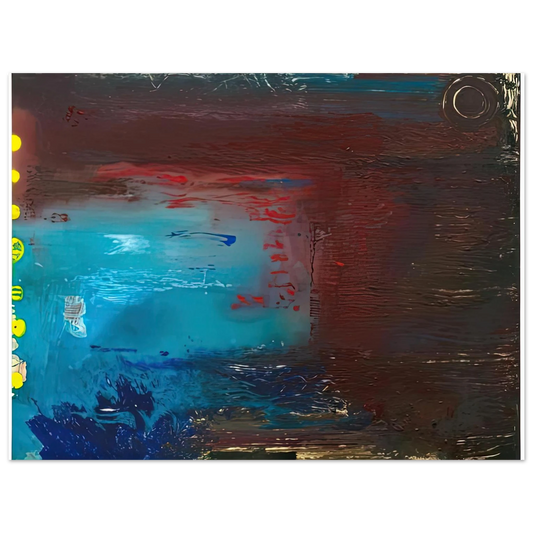 Helen Frankenthaler - Borrowed Dream, 1992- Wall Art - 21x29.7 cm / 8x12" - Fine Art Poster-canvas - -