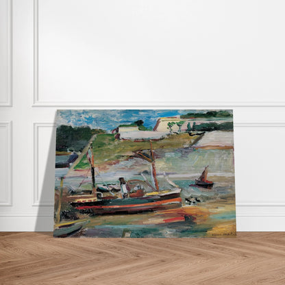 BELLE ILE LE PORT DE PALAIS 1896 - Henri Matisse Brushed Aluminum Print - 70x100 cm / 28x40 inches | Henri Matisse Aluminum Print | Henri Matisse Prints
