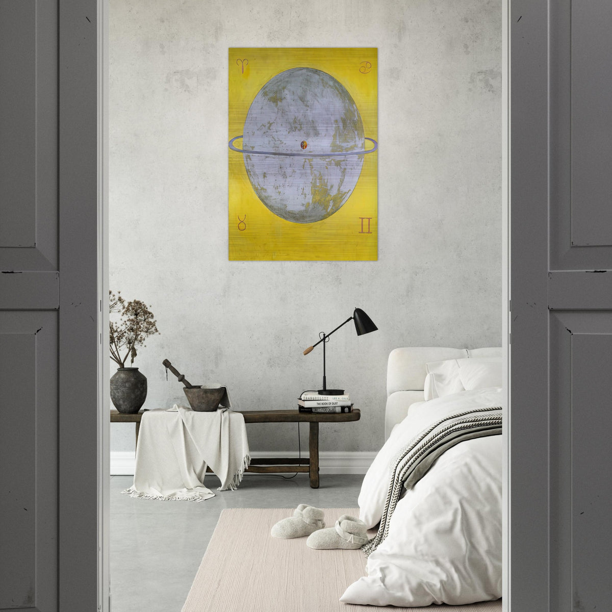 THE DOVE NR 12 1915 - Hilma af Klint Brushed Aluminum Print - 70x100 cm / 28x40 inches | Hilma af Klint Aluminum Print | Hilma af Klint Prints