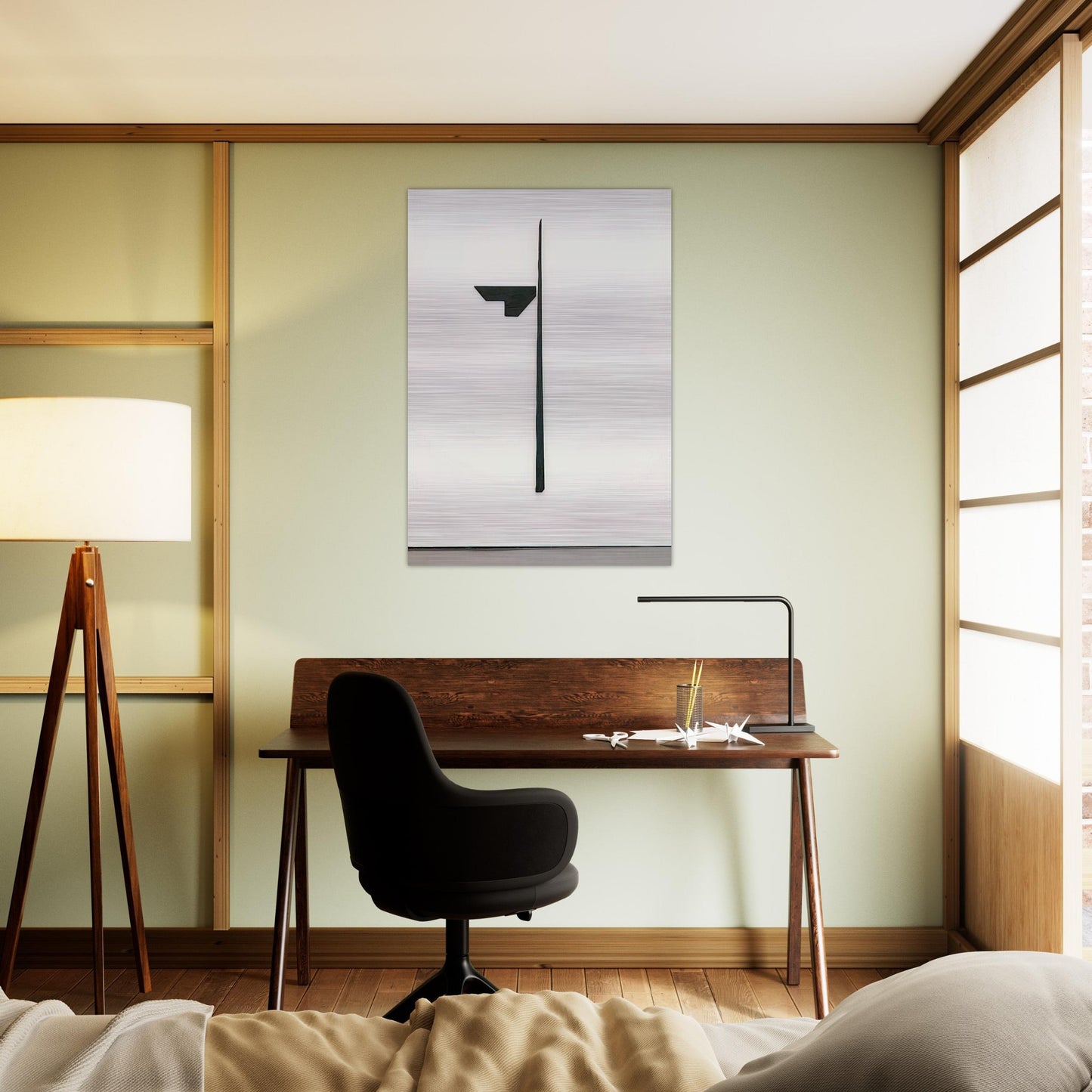 Butterfly II - 1969 - Blinky Palermo Brushed Aluminum Print - 70x100 cm / 28x40 inches | Blinky Palermo Aluminum Print | Blinky Palermo Prints