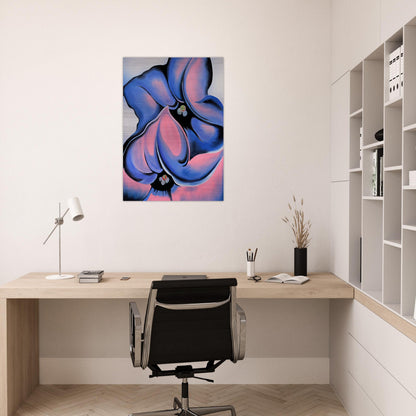Purple Petunia - Georgia O'Keeffe Brushed Aluminum Print - 70x100 cm / 28x40 inches | Georgia O'Keeffe Aluminum Print | Georgia O'Keeffe Prints