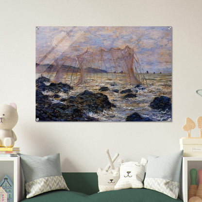 The Nets - claude monet Acrylic Print - 70x100 cm / 28x40″ inches | claude monet Wall Art | claude monet Prints