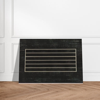 Untitled - Minimalism - Donald Judd Brushed Aluminum Print - 70x100 cm / 28x40 inches | Donald Judd Aluminum Print | Donald Judd Prints