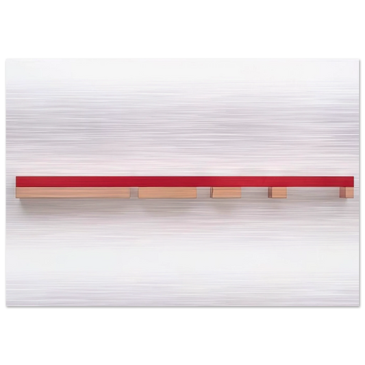Untitled 79-35 - 1979 - Donald Judd Brushed Aluminum Print - 70x100 cm / 28x40 inches | Donald Judd Aluminum Print | Donald Judd Prints