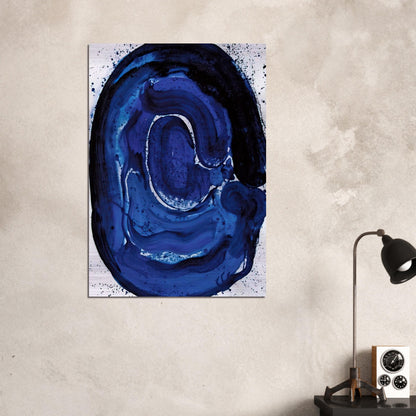 Untitled  SF 84-045  - Sam Francis Brushed Aluminum Print - 70x100 cm / 28x40 inches | Sam Francis Aluminum Print | Sam Francis Prints