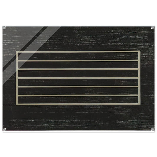 Untitled - Minimalism - Donald Judd Acrylic Print - 70x100 cm / 28x40″ inches