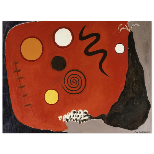 Alexander Calder - THE FUSE 1947 Fine Art Poster