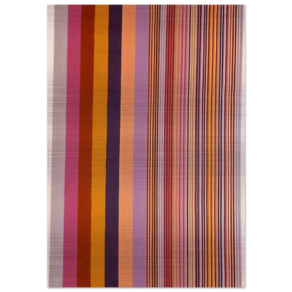 Lincoln Center - 1971 - Gene Davis Brushed Aluminum Print - 70x100 cm / 28x40 inches | Gene Davis Aluminum Print | Gene Davis Prints