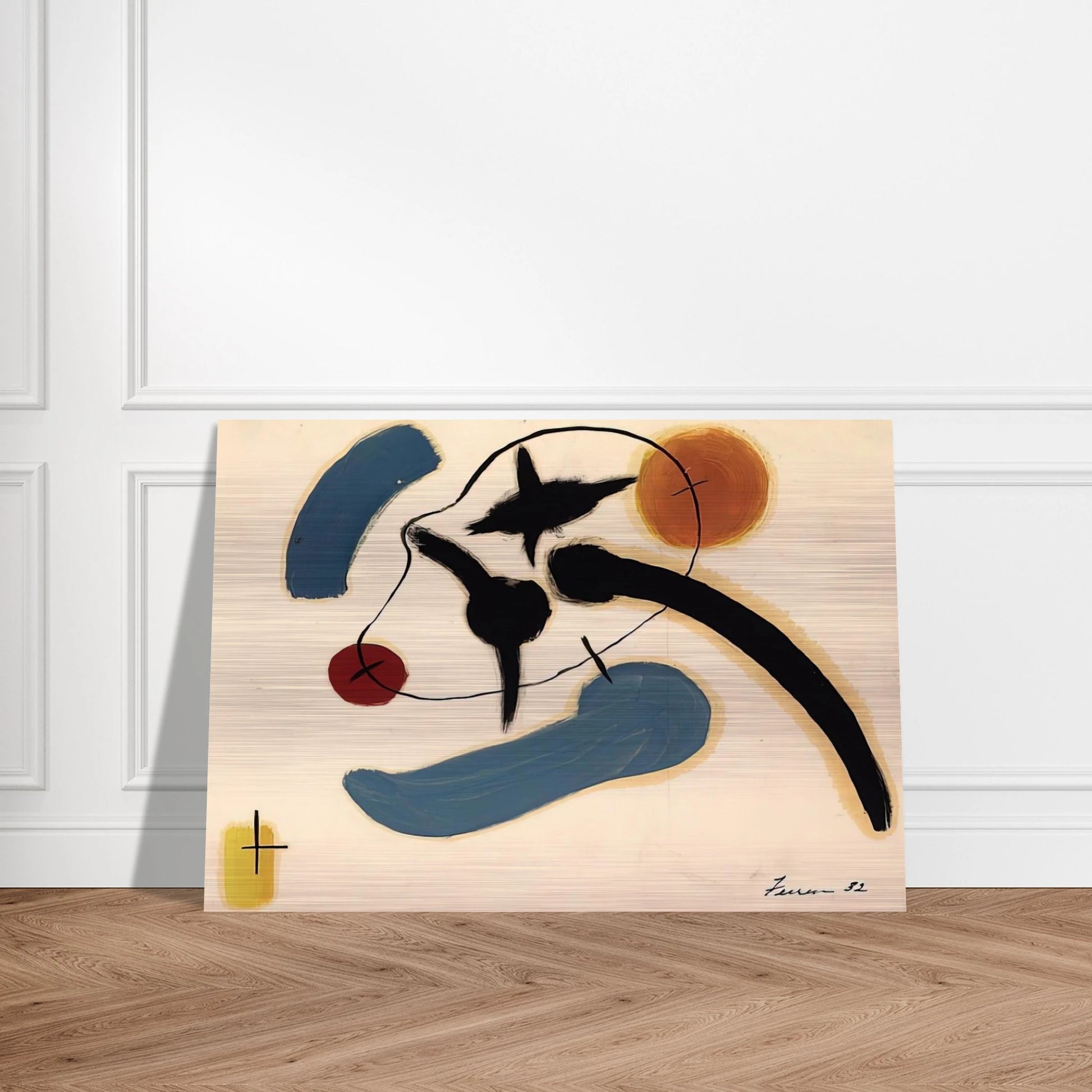 Untitled - 1932 - John Ferren Brushed Aluminum Print - 70x100 cm / 28x40 inches | John Ferren Aluminum Print | John Ferren Prints