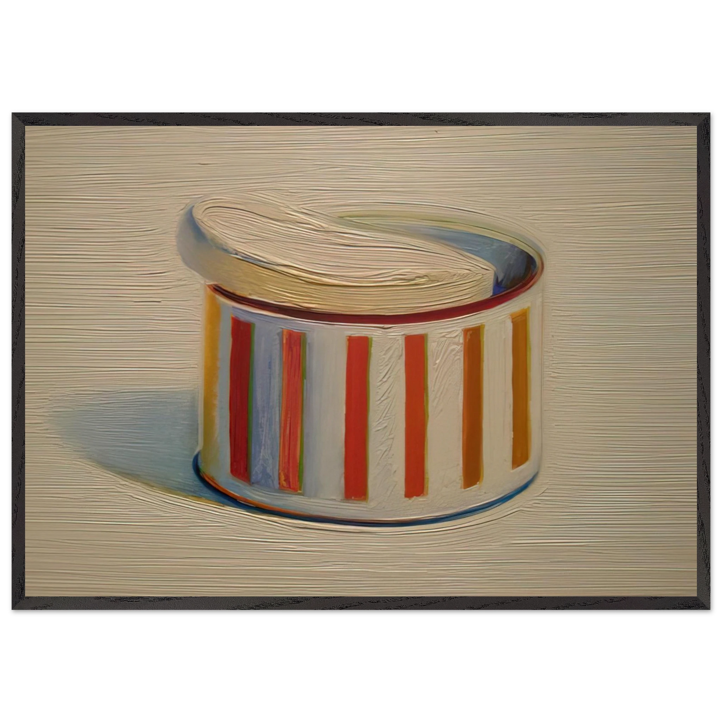 Powder with Puff - 1966 - Wayne Thiebaud 70x100 cm / 28x40 inches Framed Art Print – Black Wooden Frame
