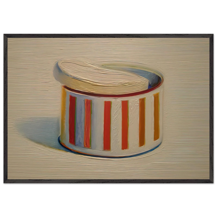Powder with Puff - 1966 - Wayne Thiebaud 70x100 cm / 28x40 inches Framed Art Print – Black Wooden Frame