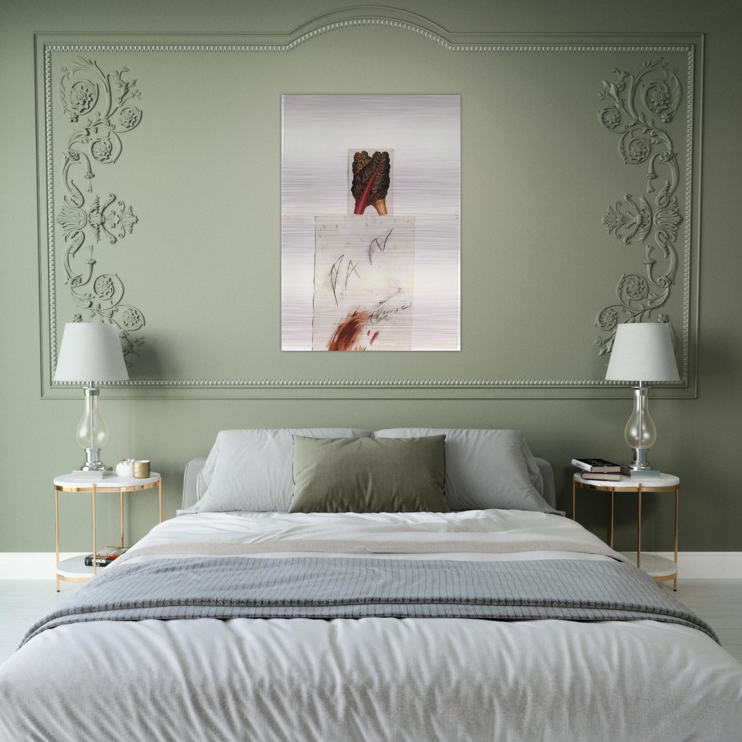 Pan - Cy Twombly Brushed Aluminum Print - 70x100 cm / 28x40 inches | Cy Twombly Aluminum Print | Cy Twombly Prints
