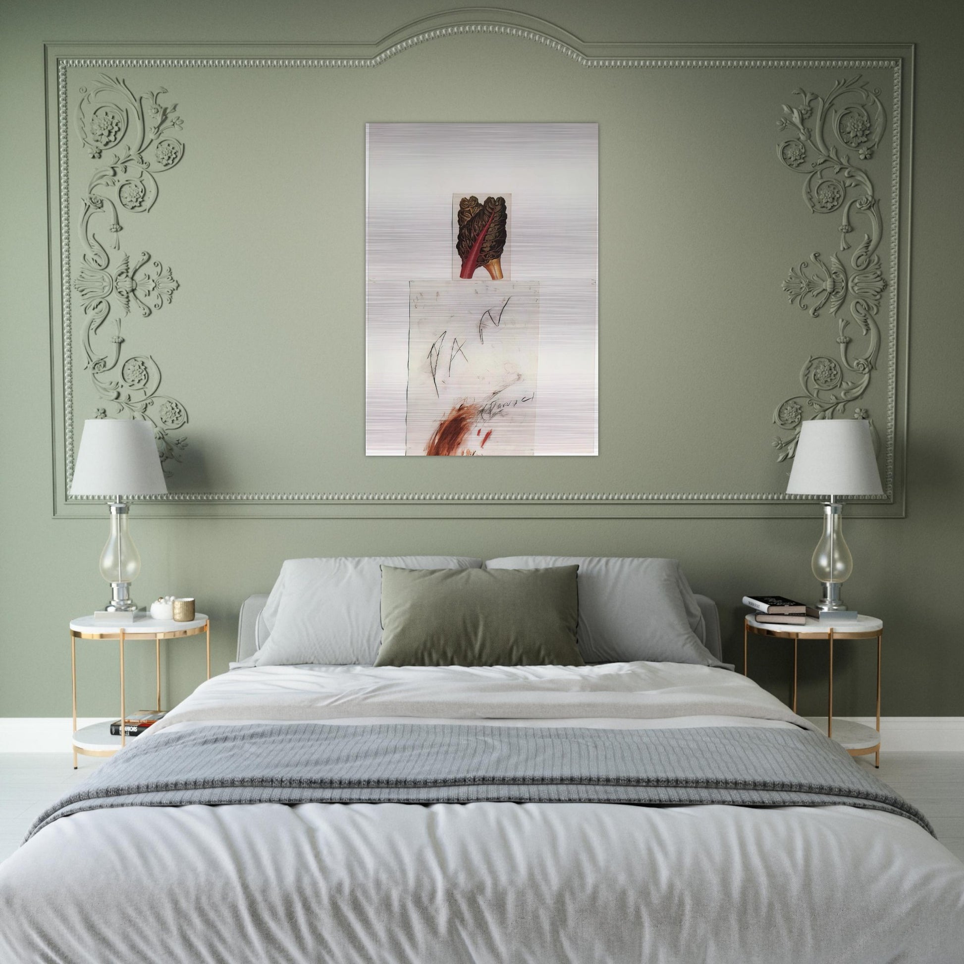 Pan - Cy Twombly Brushed Aluminum Print - 70x100 cm / 28x40 inches | Cy Twombly Aluminum Print | Cy Twombly Prints