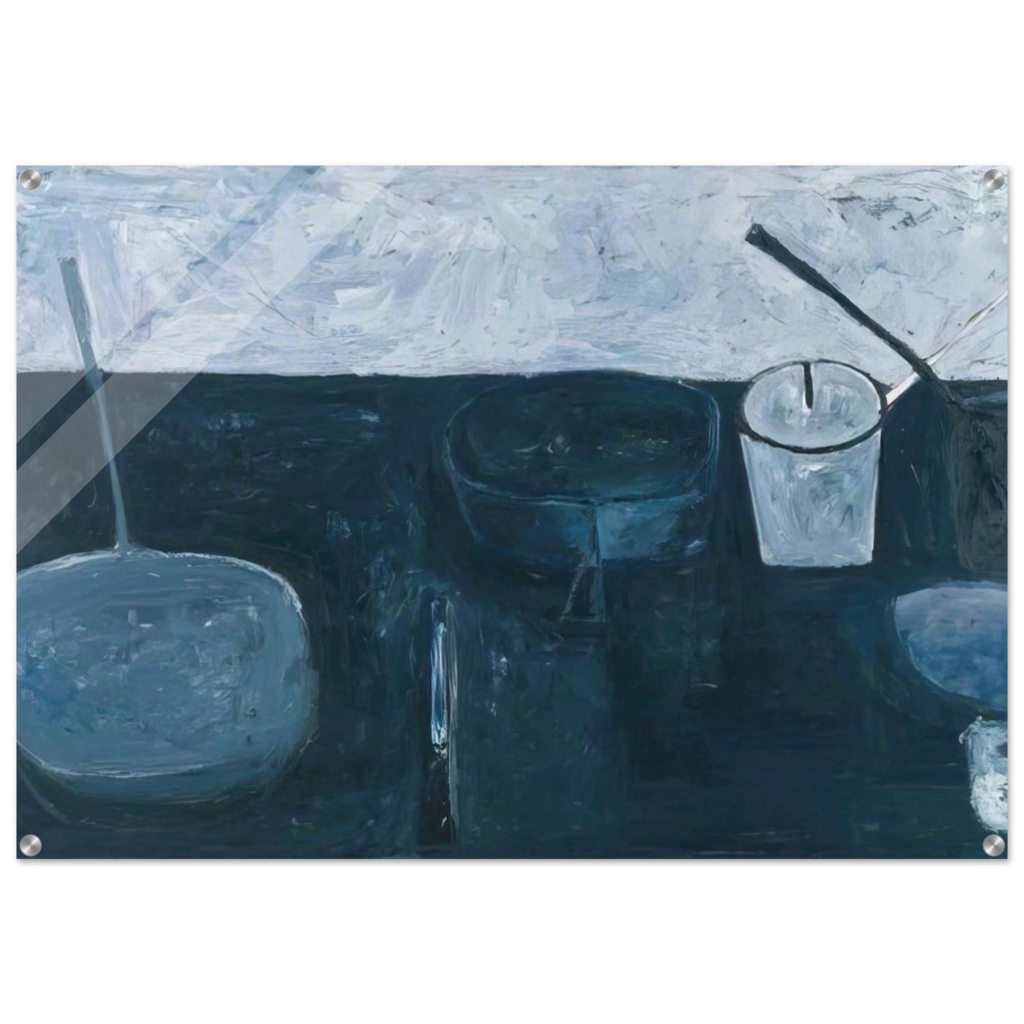 Winter Still Life - 1956 - William Scott Acrylic Print - 70x100 cm / 28x40″ inches