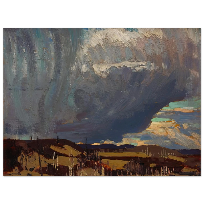 Tom Thomson - APPROACHING SNOWSTORM 1915  75x100 cm / 30x40inches Fine Art Poster