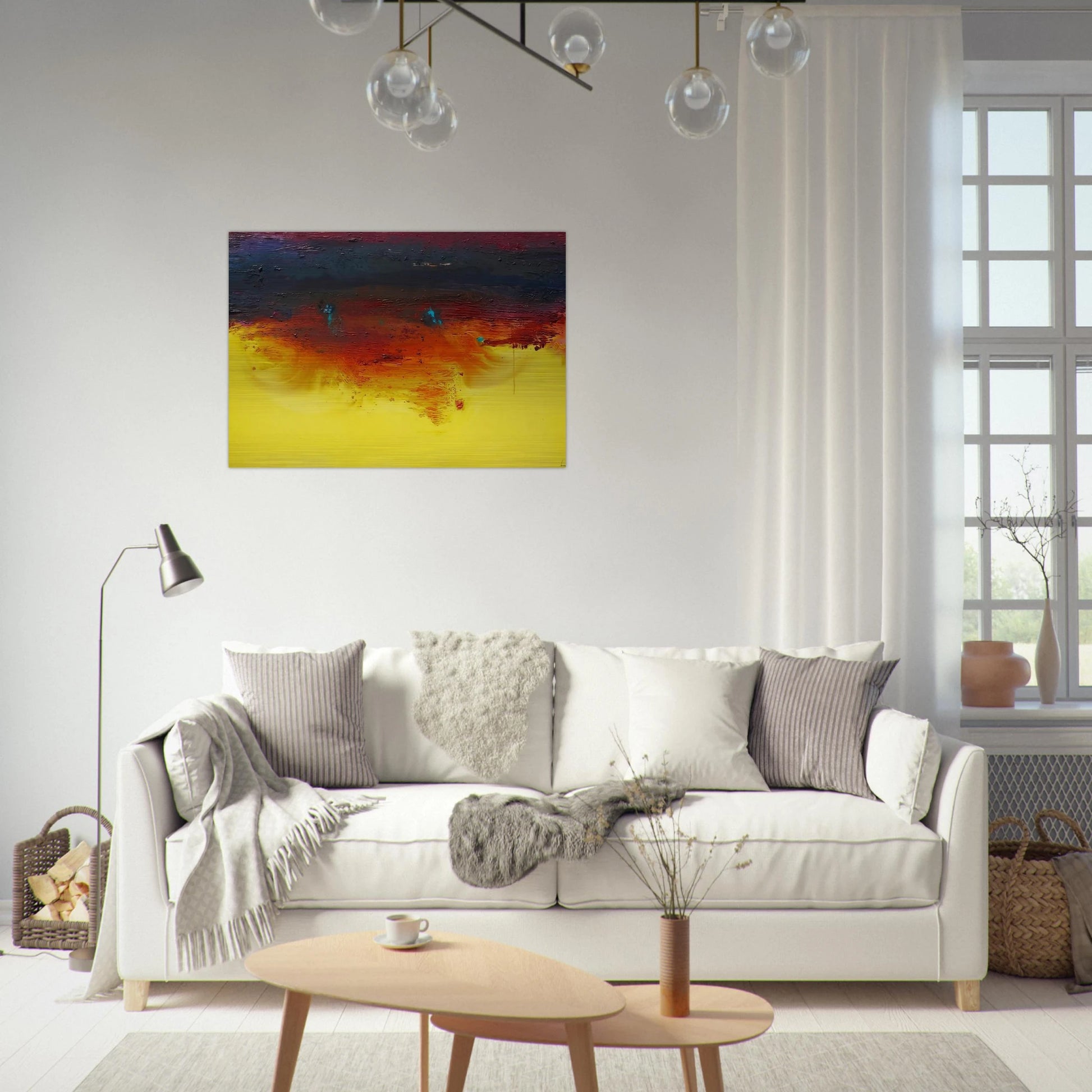 Adirondacks - 1992 - Helen Frankenthaler Brushed Aluminum Print - 70x100 cm / 28x40 inches | Helen Frankenthaler Aluminum Print | Helen Frankenthaler Prints