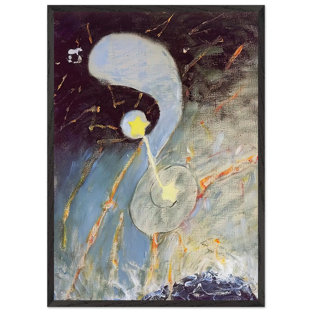 Hilma af Klint - CHAOS NR 2 1906 Wall art - 45x60 cm / 18x24 Inches - Fine Art Poster - -