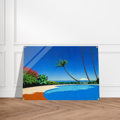 Shade of Palm Grove II - Hiroshi Nagai Acrylic Print - 70x100 cm / 28x40″ inches