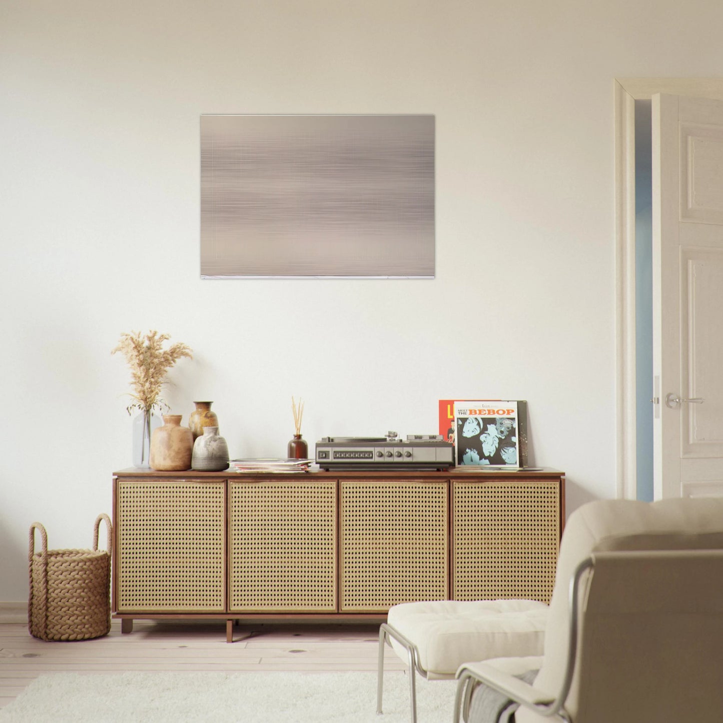 Untitled - 1972 - Gene Davis Brushed Aluminum Print - 70x100 cm / 28x40 inches | Gene Davis Aluminum Print | Gene Davis Prints