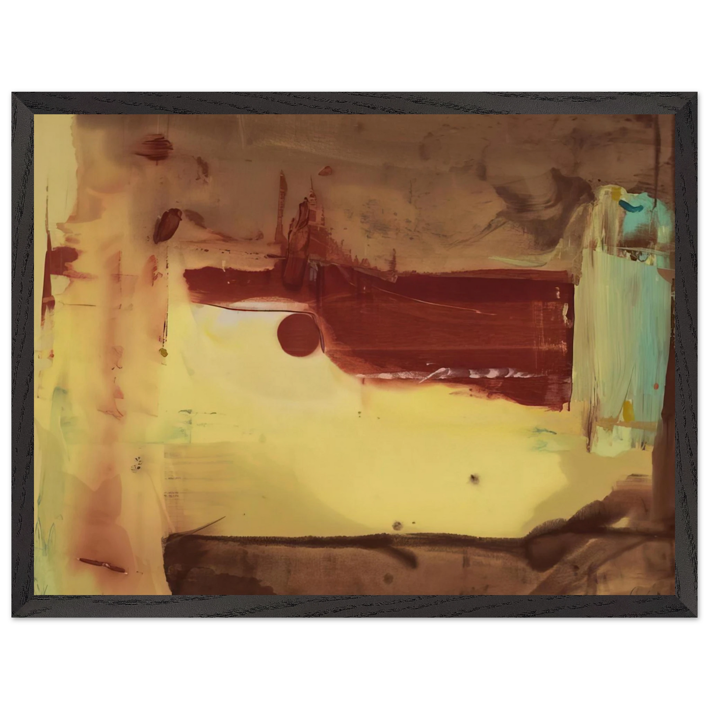 Helen Frankenthaler - Desert Pass - 1976 Wall art - 40x50 cm / 16x20 inches - Fine Art Poster-canvas - -