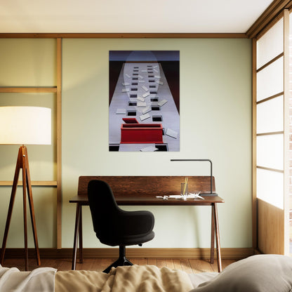 Transection #3, After Fra Angelico - 1967 - Clarence Holbrook Carter Brushed Aluminum Print - 70x100 cm / 28x40 inches | Clarence Holbrook Carter Aluminum Print | Clarence Holbrook Carter Prints