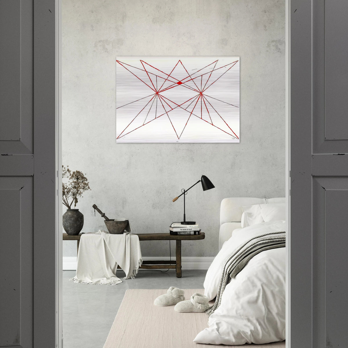 UNTITLED 1995 6 - Louise Bourgeois Brushed Aluminum Print - 70x100 cm / 28x40 inches | Louise Bourgeois Aluminum Print | Louise Bourgeois Prints