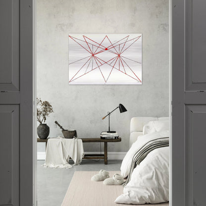 UNTITLED 1995 6 - Louise Bourgeois Brushed Aluminum Print - 70x100 cm / 28x40 inches | Louise Bourgeois Aluminum Print | Louise Bourgeois Prints