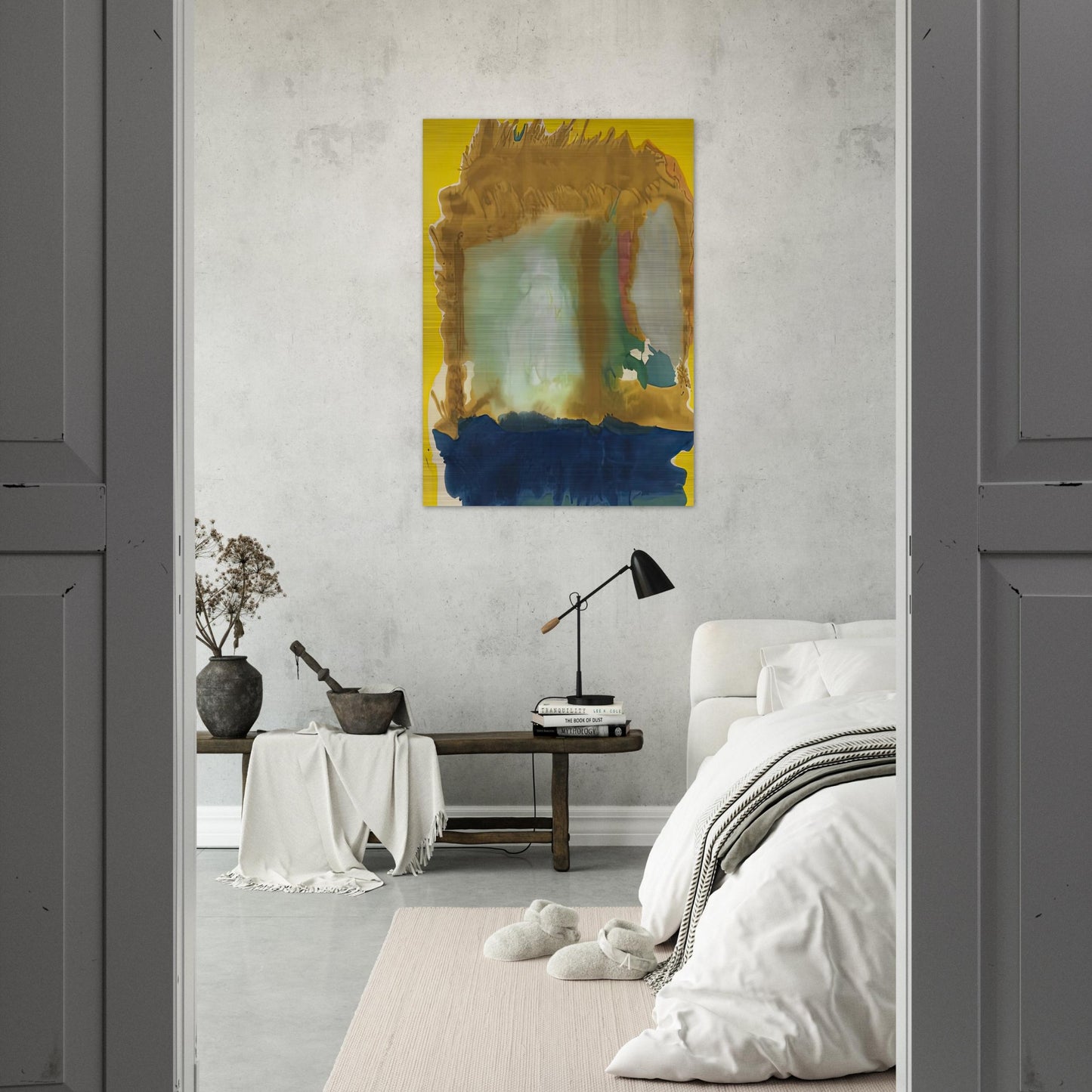 Milkwood Arcade, 1963- - Helen Frankenthaler Brushed Aluminum Print - 70x100 cm / 28x40 inches | Helen Frankenthaler Aluminum Print | Helen Frankenthaler Prints