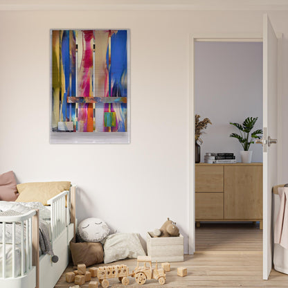 Wide - Sam Gilliam Brushed Aluminum Print - 70x100 cm / 28x40 inches | Sam Gilliam Aluminum Print | Sam Gilliam Prints