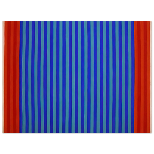 Gene Davis - Untitled - 1962  75x100 cm / 30x40inches Fine Art Poster