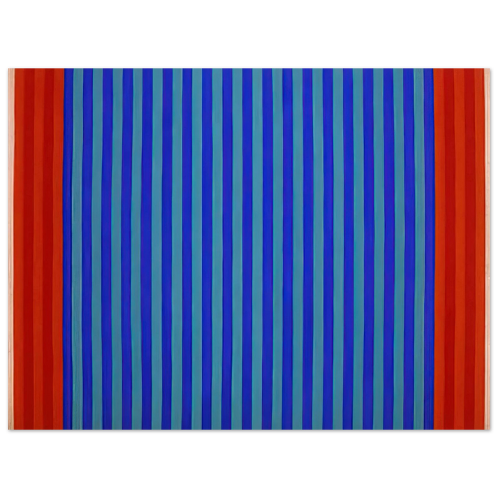 Gene Davis - Untitled - 1962  75x100 cm / 30x40inches Fine Art Poster