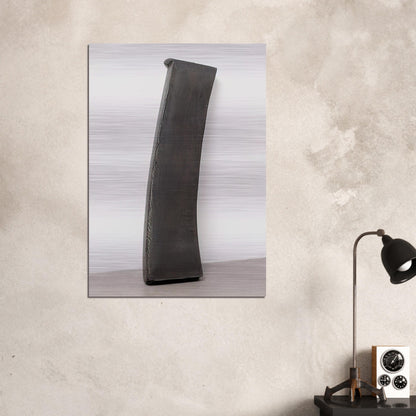 CHUNK 1967 - Richard Serra Brushed Aluminum Print - 70x100 cm / 28x40 inches | Richard Serra Aluminum Print | Richard Serra Prints