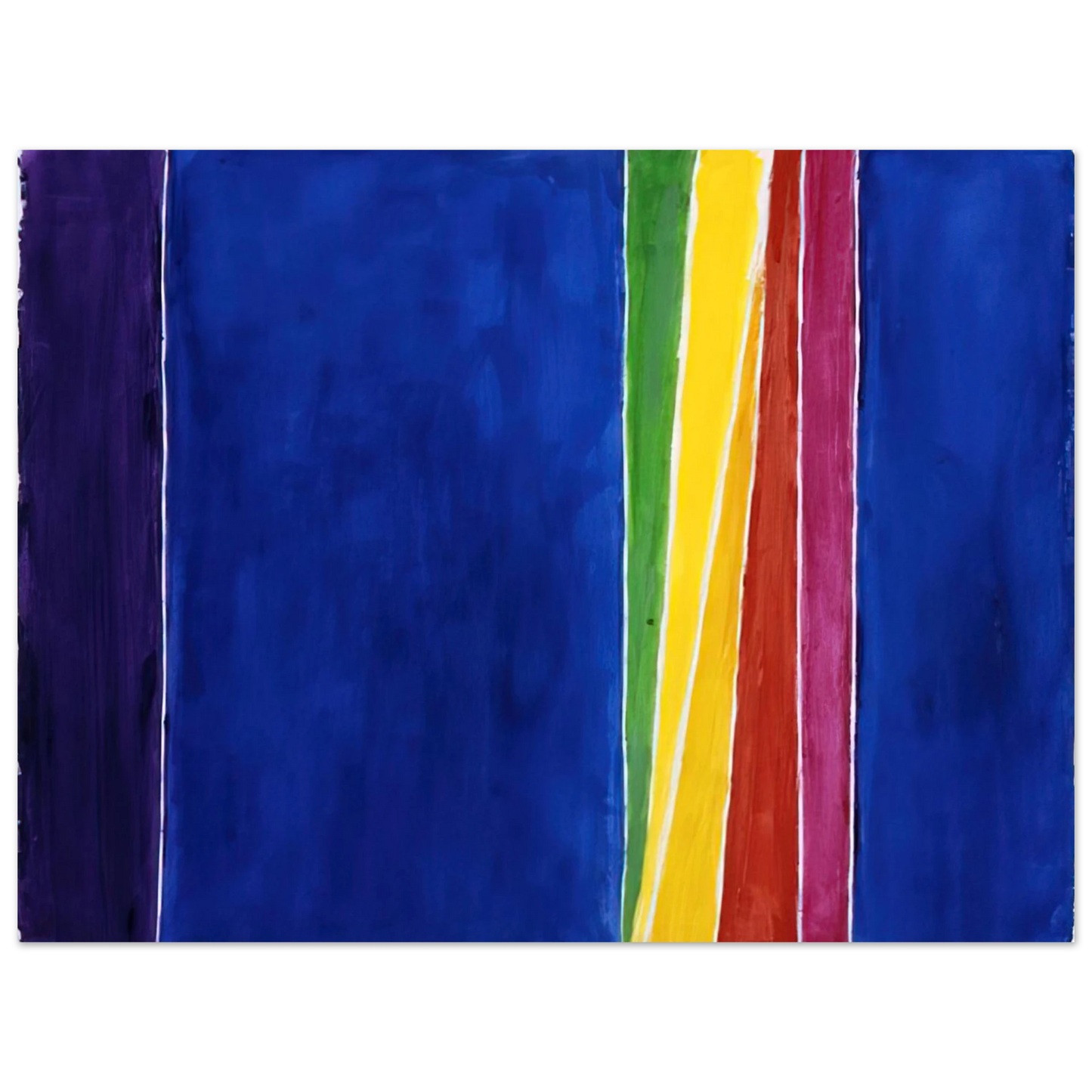 Alma Woodsey Thomas - ATMOSPHERIC EFFECTS II 1972  75x100 cm / 30x40inches Fine Art Poster