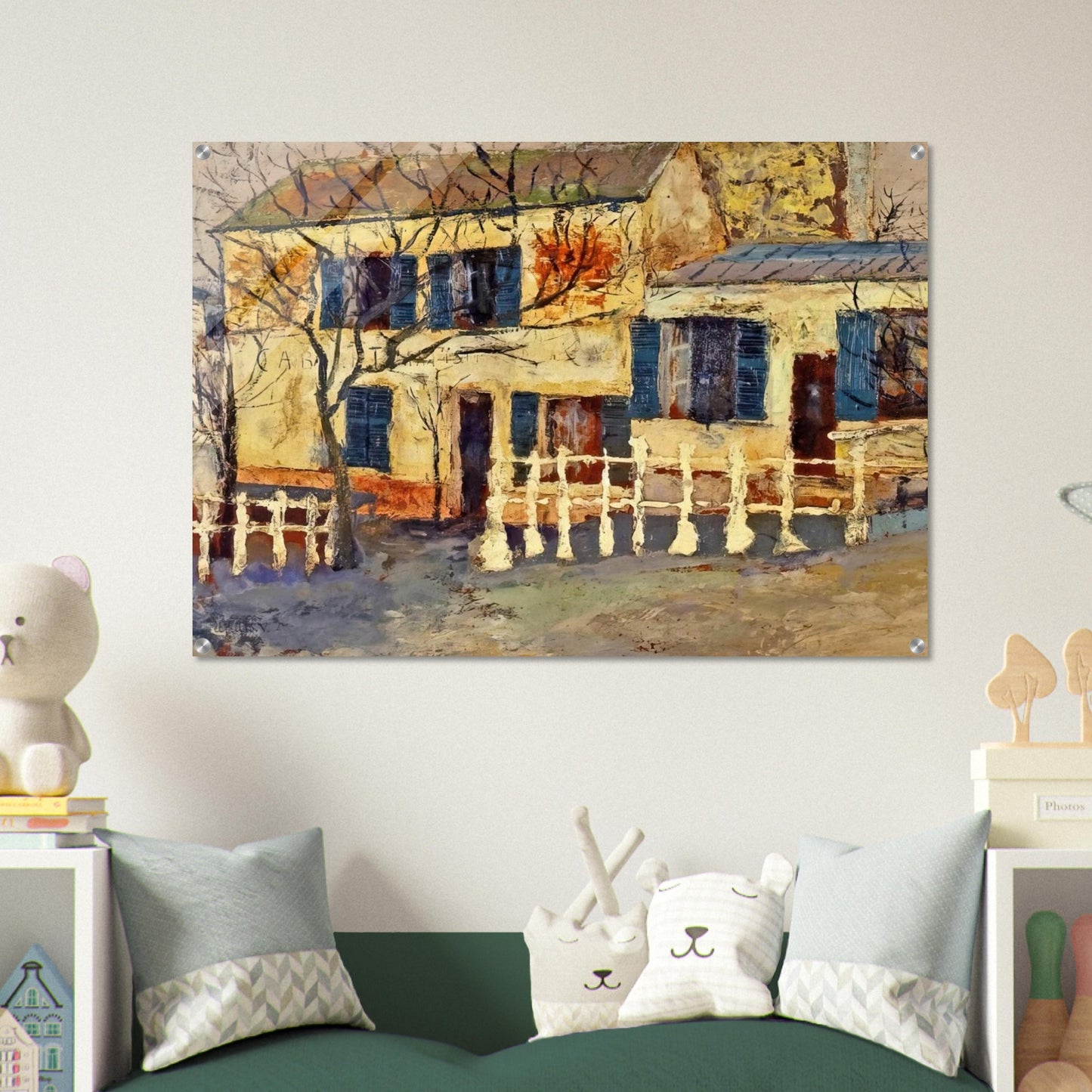 LAPIN AGILE 1 - Maurice Utrillo Acrylic Print - 70x100 cm / 28x40″ inches