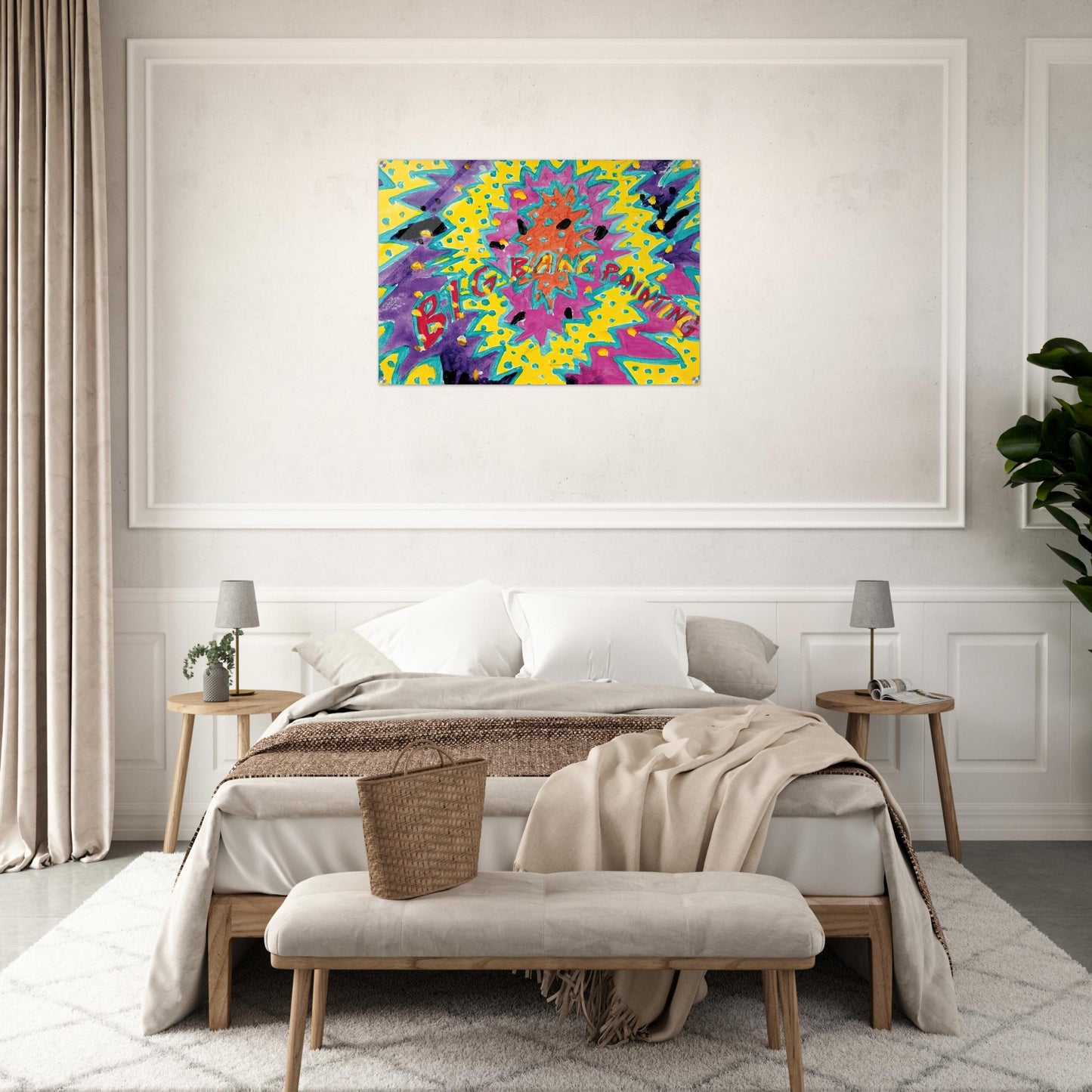 Big Bang Painting - 1988 - Paul Thek Acrylic Print - 70x100 cm / 28x40″ inches