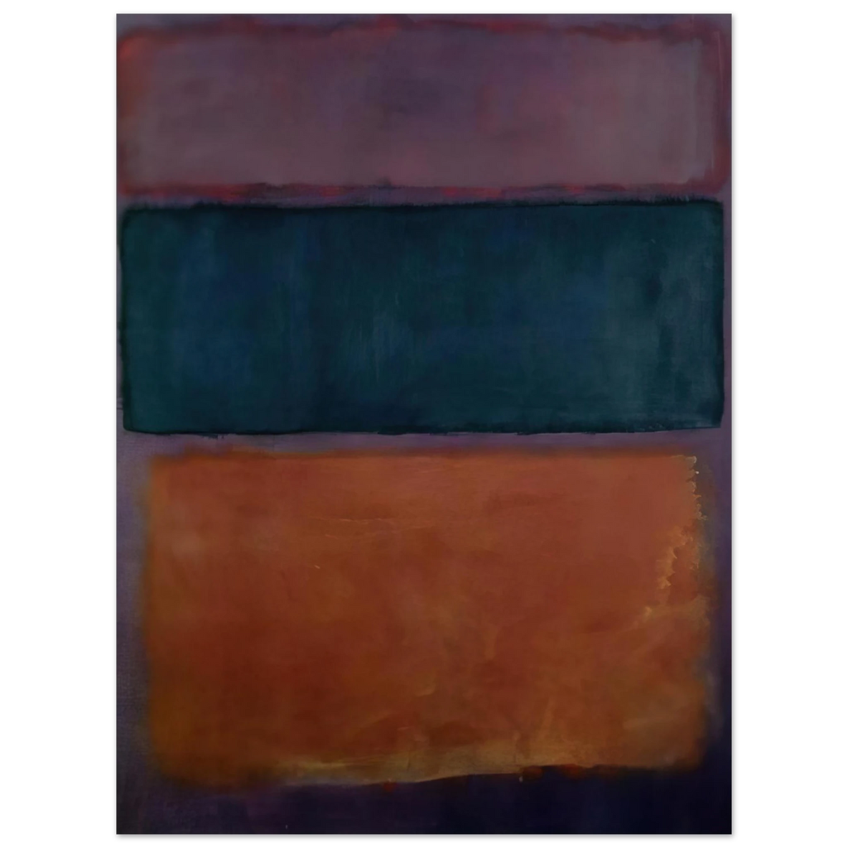 Mark Rothko - Untitled - 1963 Wall Art - 60x80 cm / 24x32 inches - Fine Art Poster-canvas - -