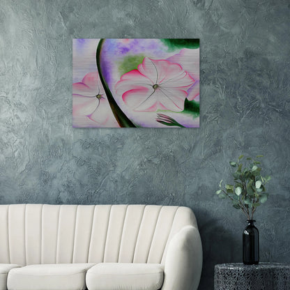 Petunia No. 2 - Georgia O'Keeffe Brushed Aluminum Print - 70x100 cm / 28x40 inches | Georgia O'Keeffe Aluminum Print | Georgia O'Keeffe Prints